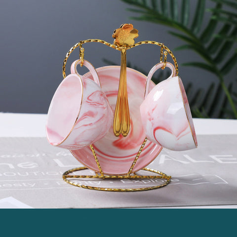 Ceramic Coffee Cup And Saucer Tea Set