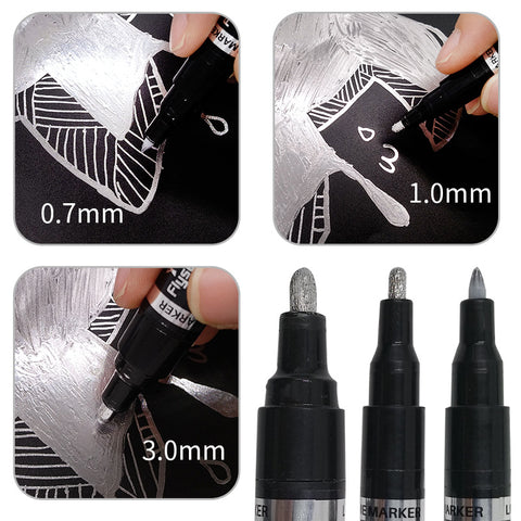 Mirror Reflective Paint Pen Chrome Plating