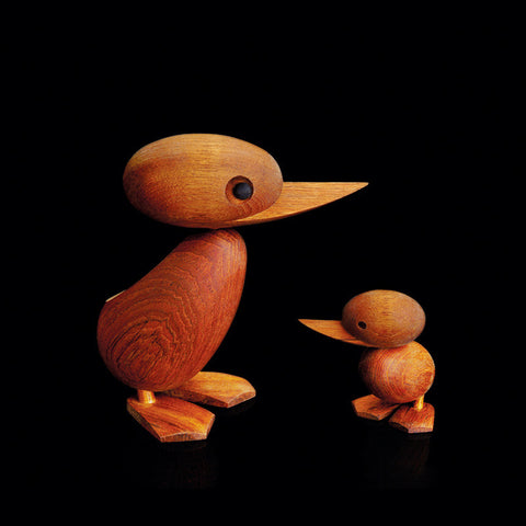 Solid Wood Duck Wooden Animal Toy
