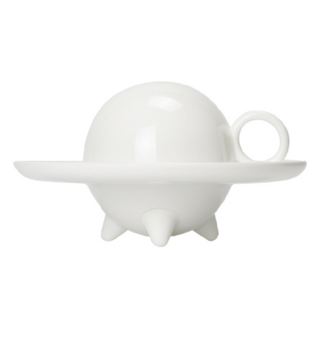 Flying Saucer Coffee Cup Saucer Set Afternoon Tea Creative Glass