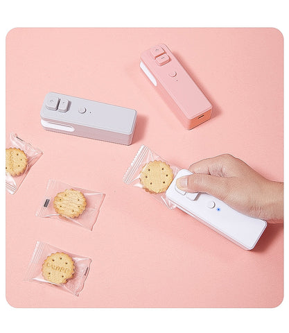 Small USB Rechargeable Mini Sealing Machine Unpacking And Portable