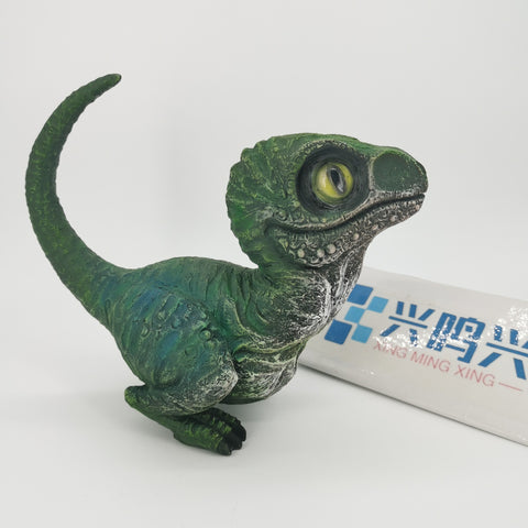 Cute Dinosaur Garden Statues Resin Velociraptor Ornament Realistic Dinosaur Statue For Garden Office Table Decor Kids Gifts