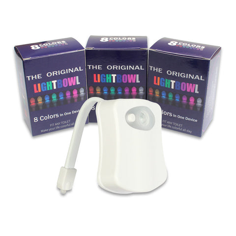 The new 8 color toilet lamp hanging human toilet cover light induction of creative gifts selling LED Nightlight