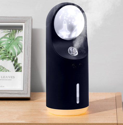 Mini Wireless Ultrasonic Air Humidifier Aroma Essential Oil Diffuser Cool Mist Maker Purifier With LED Night Lamp Projection