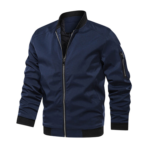 Men Jackets Spring Autumn Casual Coats Bomber Jacket Slim Fashion Male Outwear