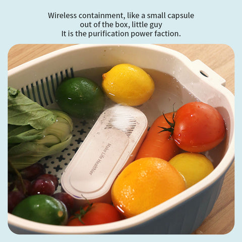 Rechargeable Electronic Automatic Vegetable Fruit Purifier Washing Machine Portable USB Wireless