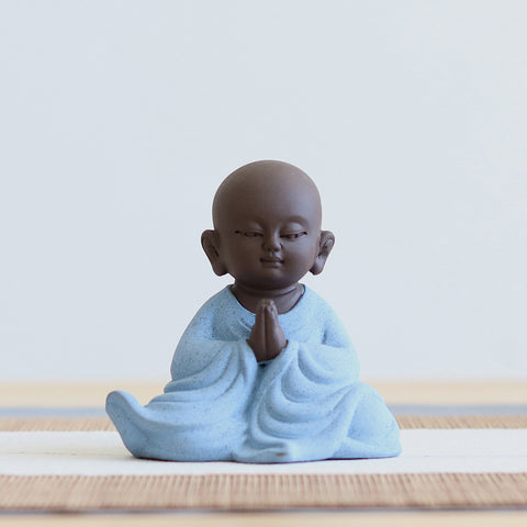 Zen Like Purple Sand Little Monk Tea Pet Tea Set Tea Play