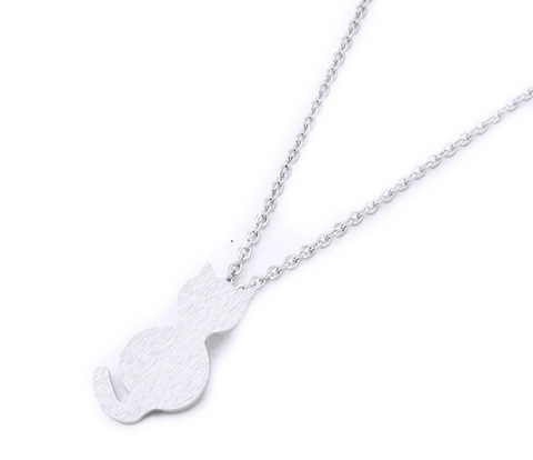 Plating alloy women's necklace trend fashion pet cat necklace