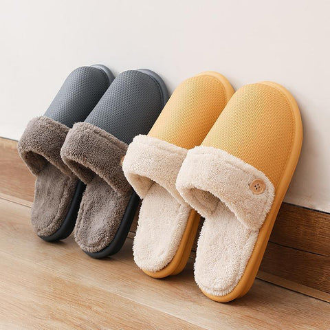 Winter Home Slippers Detachable Washable House Shoes For Women