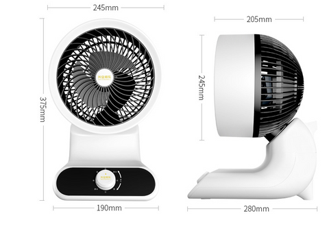 360-degree Rotating Air Circulation Fan Creative New Technology Turbine