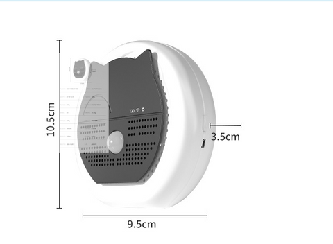Pet Deodorant Cat Urine Litter Box Air Purifier For Cat Toilet Pet Odor Eliminator Sterilization Ozone Air Cleaner Pets Deodorization