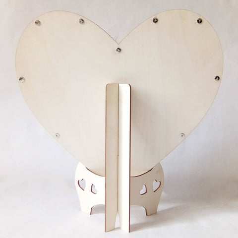Wooden Wedding Supplies Big Love Signing Desk