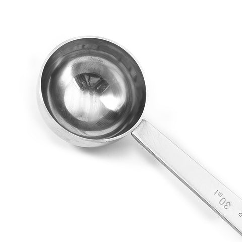 Stainless Steel Coffee Measuring Spoon Milk Powder Milk Tea Fruit Powder Baking Spoon Scale