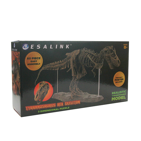 4D Tyrannosaurus Rex Excavation Science Kit Dig Out Dinosaur and Assemble a 4D Skeleton Animal Ancient Skull Fossil