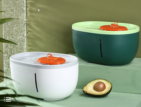 New Pet Water Dispenser LED Visual Automatic Drinking Bowl