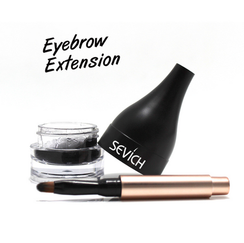 3D Eyebrow Fiber extension Cream Waterproof Instant Eyebrow Eyelash Hair Extension with Eye Brow Brush for Women and Men Make Up