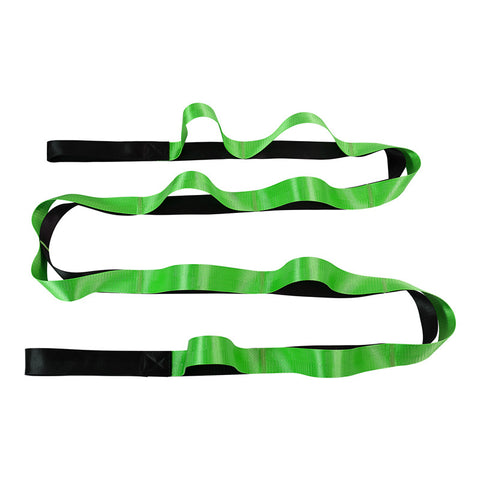 Yoga Strap Multi-Loop Strap 12 Loops Stretch Strap For Physical Therapy Pilates Dance And Gymnastics With Carry Bag