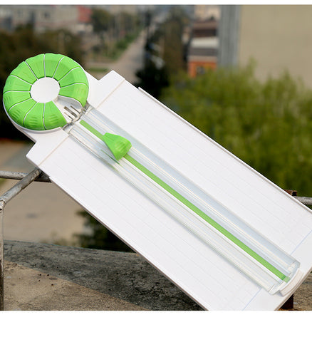 A3A4A5 Multi-function Paper Cutting Knife Creasing Dotted Line Curve 360 - Degree Rotating Manual Paper Cutter 12 In 1 Trimmer