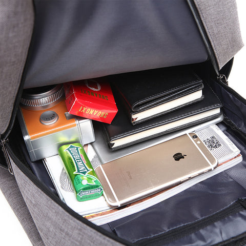 Backpack backpack canvas satchel made men's business casual computer backpack authentic Korean tide