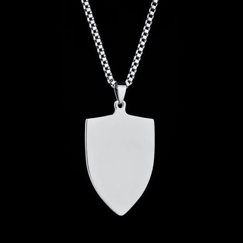 Titanium steel military brand stainless steel men's necklace private custom dog brand name pendant offering lettering