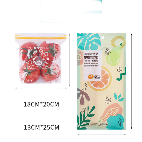Household Simple Removable Food Sealed Bag