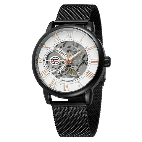 On behalf of a foreign hot Forsining hollow men's genuine mechanical watch men table belt