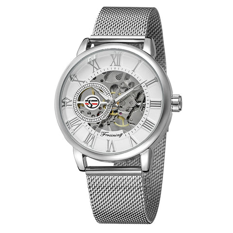On behalf of a foreign hot Forsining hollow men's genuine mechanical watch men table belt