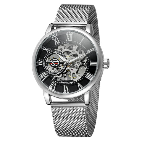 On behalf of a foreign hot Forsining hollow men's genuine mechanical watch men table belt