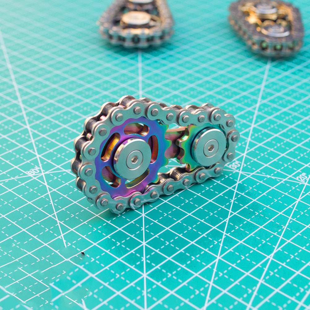 Seven Color EDC Gear Chain Fidget Spinner