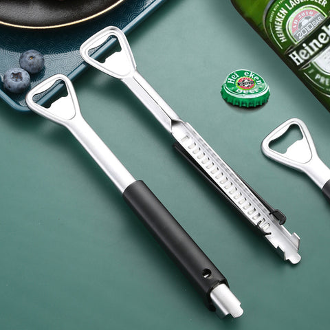 2-in-1 Adjustable Stainless Steel Can Opener Beer Starter Kitchen Tools