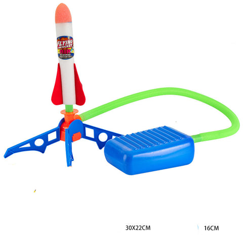 Street Stall Hot Product Outdoor EVA Foam Cotton Foot Rocket Launcher Toy Child Interaction Safety Sports Toys