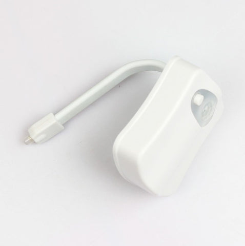 The new 8 color toilet lamp hanging human toilet cover light induction of creative gifts selling LED Nightlight