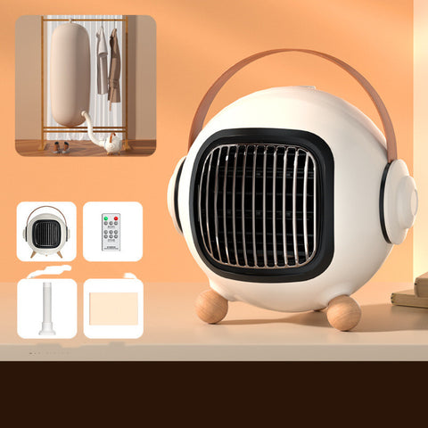 Mini Electric Heaters Winter Personal Space Room PTC Ceramic Quick Heating Portable Desktop Fan Astronaut Heaters For Home Office