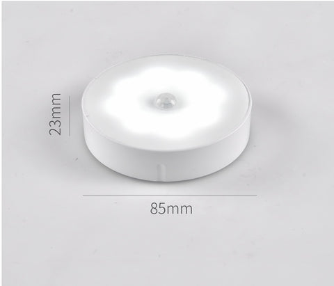 Small Size Night Light Motion Sensor LED Light USB Chargeable Lamp For Dormitory Kitchen Bedroom Stairs Hallway Cabinet Closet Wardrobe