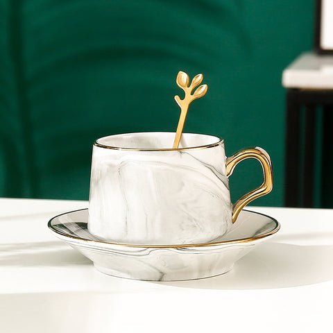 Afternoon Tea Ceramic Coffee Cup And Saucer Set