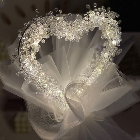Valentine's Day Love Beaded Bouquet DIY Making Gypsophila Material Package For Girlfriends And Girlfriends Surprise Gifts