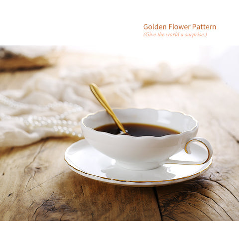 Japanese Flower Tea  Home  Coffee Cup And Saucer Set