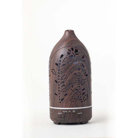 Wood Grain Humidifier Household Hollow Vase Atomizer