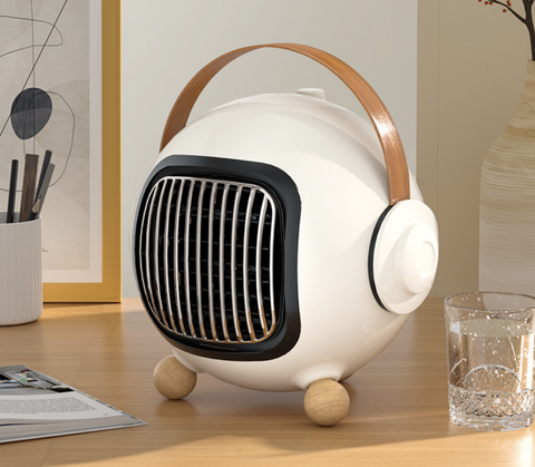 Mini Electric Heaters Winter Personal Space Room PTC Ceramic Quick Heating Portable Desktop Fan Astronaut Heaters For Home Office