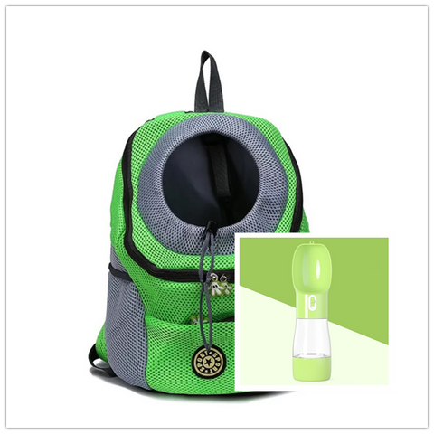 Pet Dog Carrier Carrier For Dogs Backpack Out Double Shoulder Portable Travel Outdoor Carrier Bag Mesh
