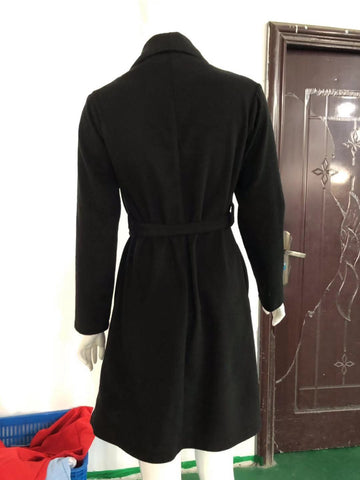 Woolen coat trench coat