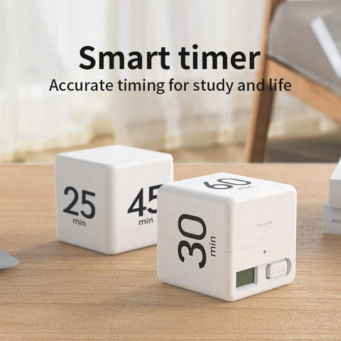 Smart Accurate Gravity Sensor Flip Digital Timer For Time Management And Countdown Settings 30 60 Minutes Timer For Kids