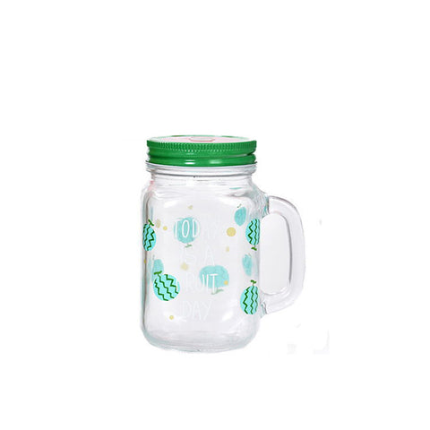 Juice Drink Bottle Handle Cup Portable Coffee Frosted Milk Tea Cup