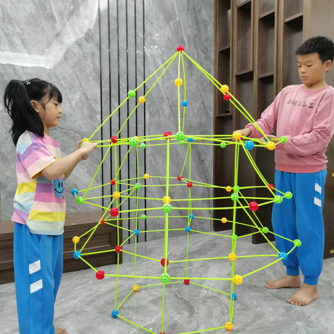 DIY Tent Inserted Beaded Christmas Tree