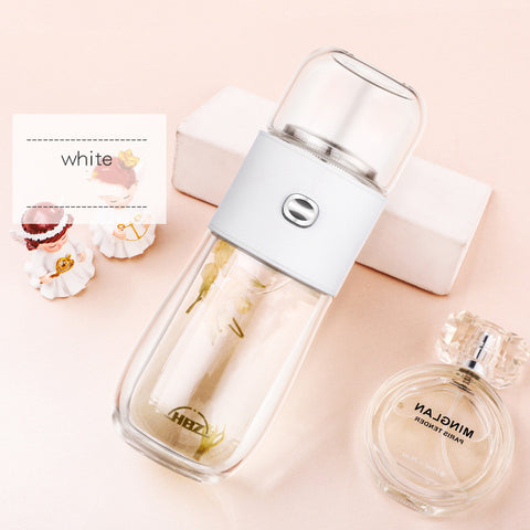 High End Business Double-layer Tea Separation Glass