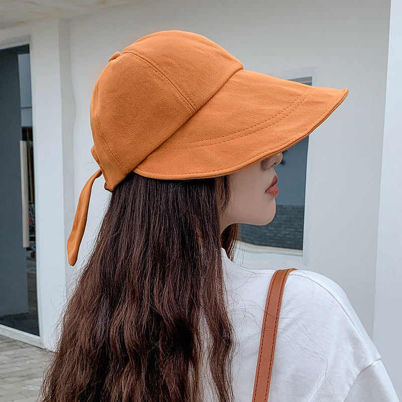 2021 Fashion Women's Bucket Hat Sun Visor Casual Summer Hat Baseball Caps Outdoor Fishing Black Beach Gorros