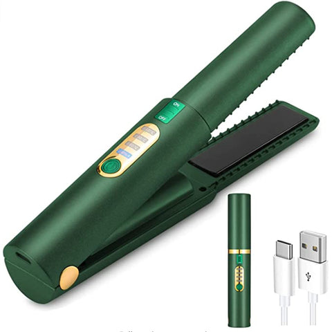 New Arrivals 2022 USB Charge Mini Wireless Travel Iron Ceramic Home Hair Straightener Machine