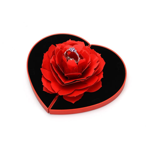 Diamond Shaped Vibrato with Rotating Rose Ring Box