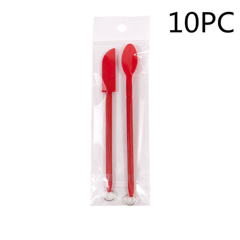 Cosmetic Silicone Spatula Mini Retractable Extended