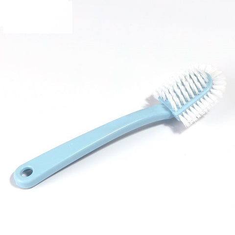 Multi Faced Long Handled Soft Bristled Shoe Brush